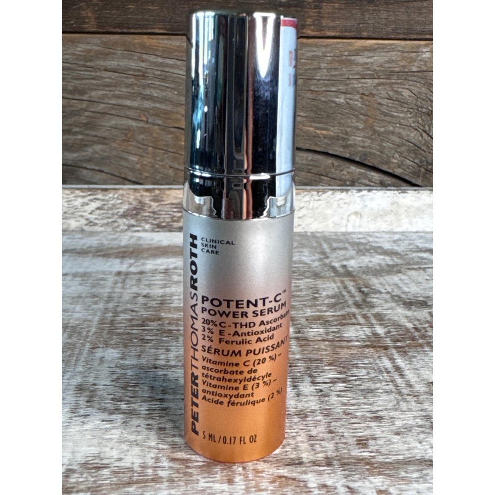 Peter Thomas Roth Potent-C Power Serum | 5ml Deluxe Travel Mini | MSRP $15